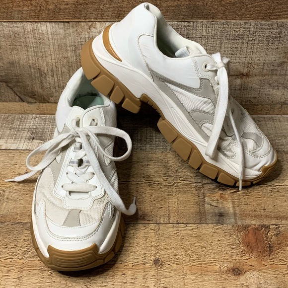 zara white trainers womens